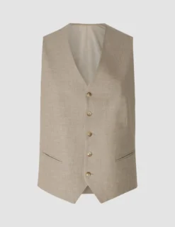 Essential Vest Beige Melange