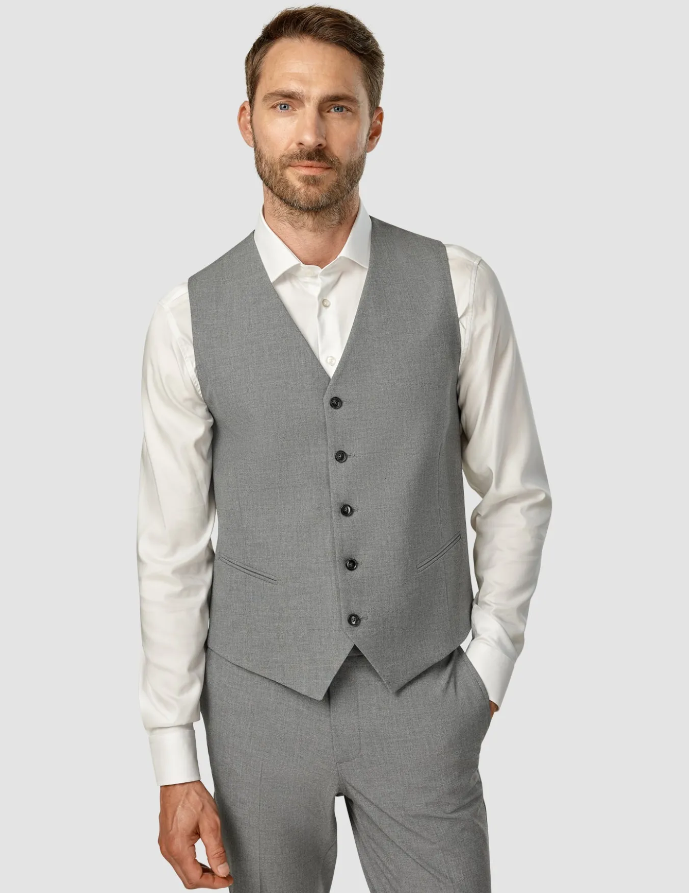 Essential Vest Dark Grey Melange