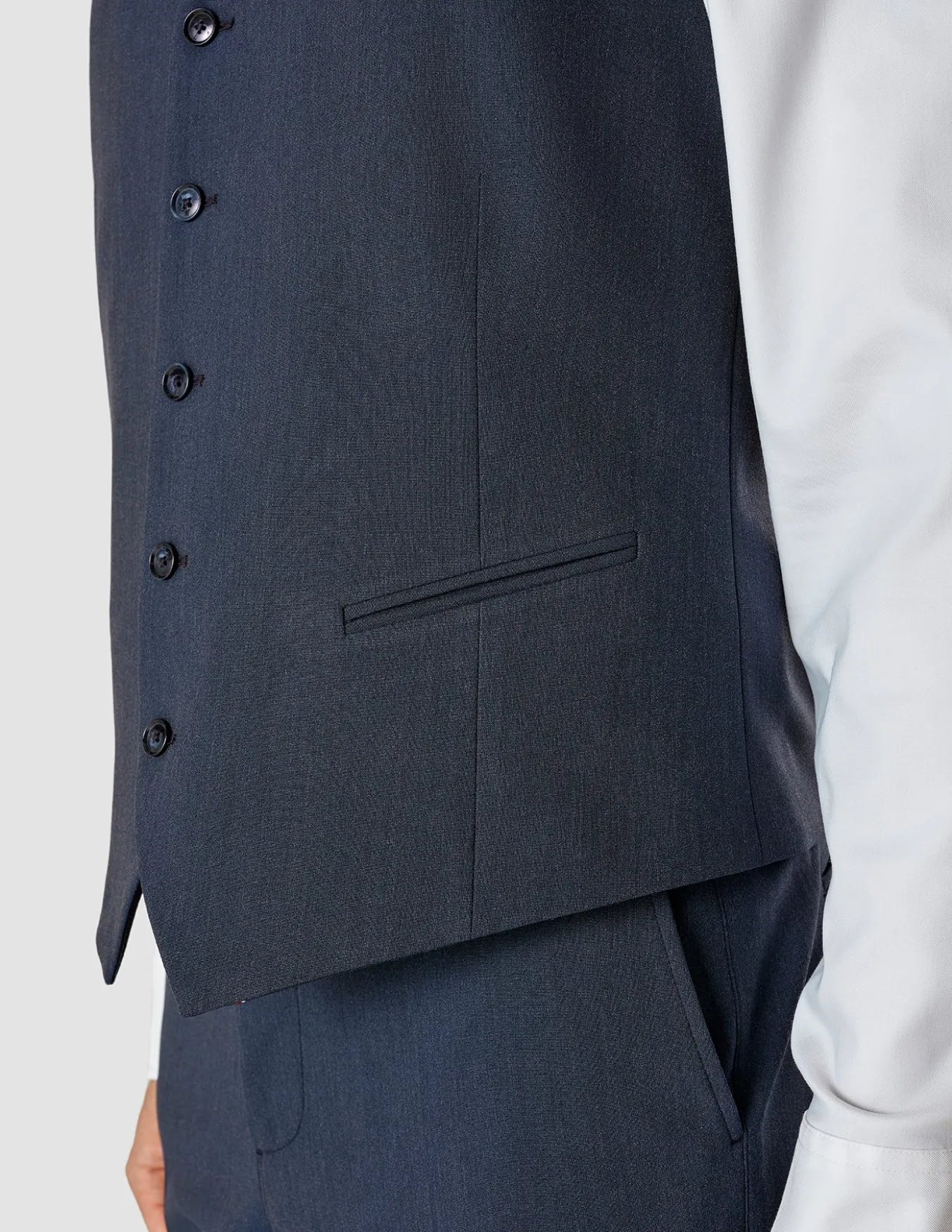 Essential Vest Navy Melange