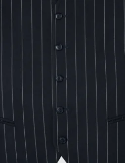 Essential Vest Navy Stripes