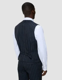 Essential Vest Navy Stripes