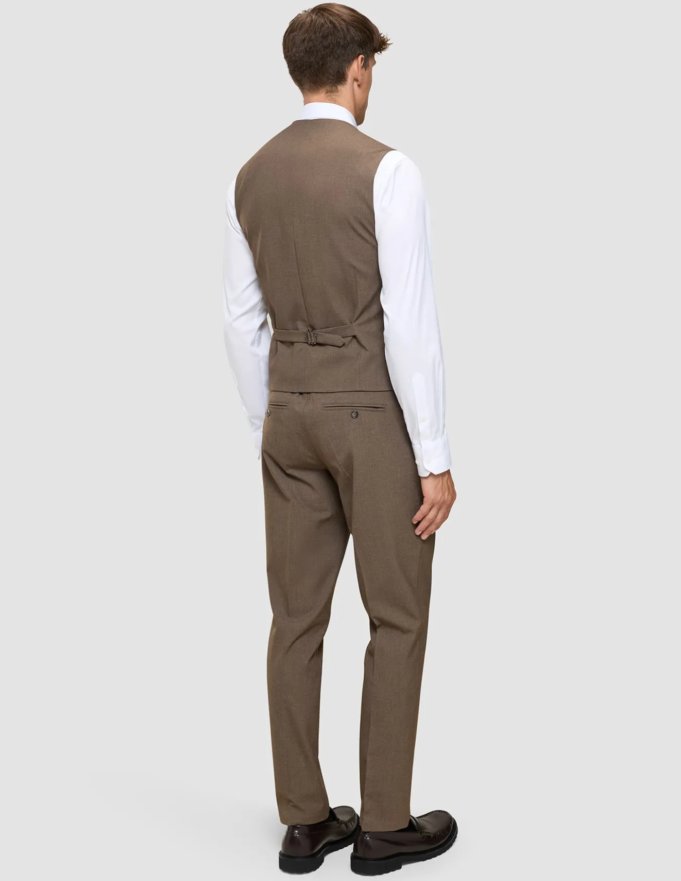 Essential Vest Saddle Brown Melange