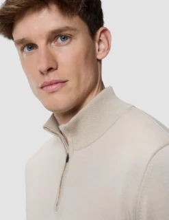 Everyday Knit Half Zip Birchwood