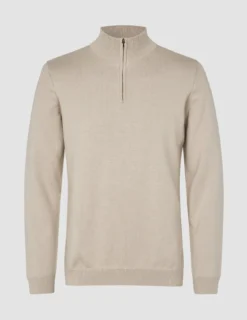 Everyday Knit Half Zip Birchwood