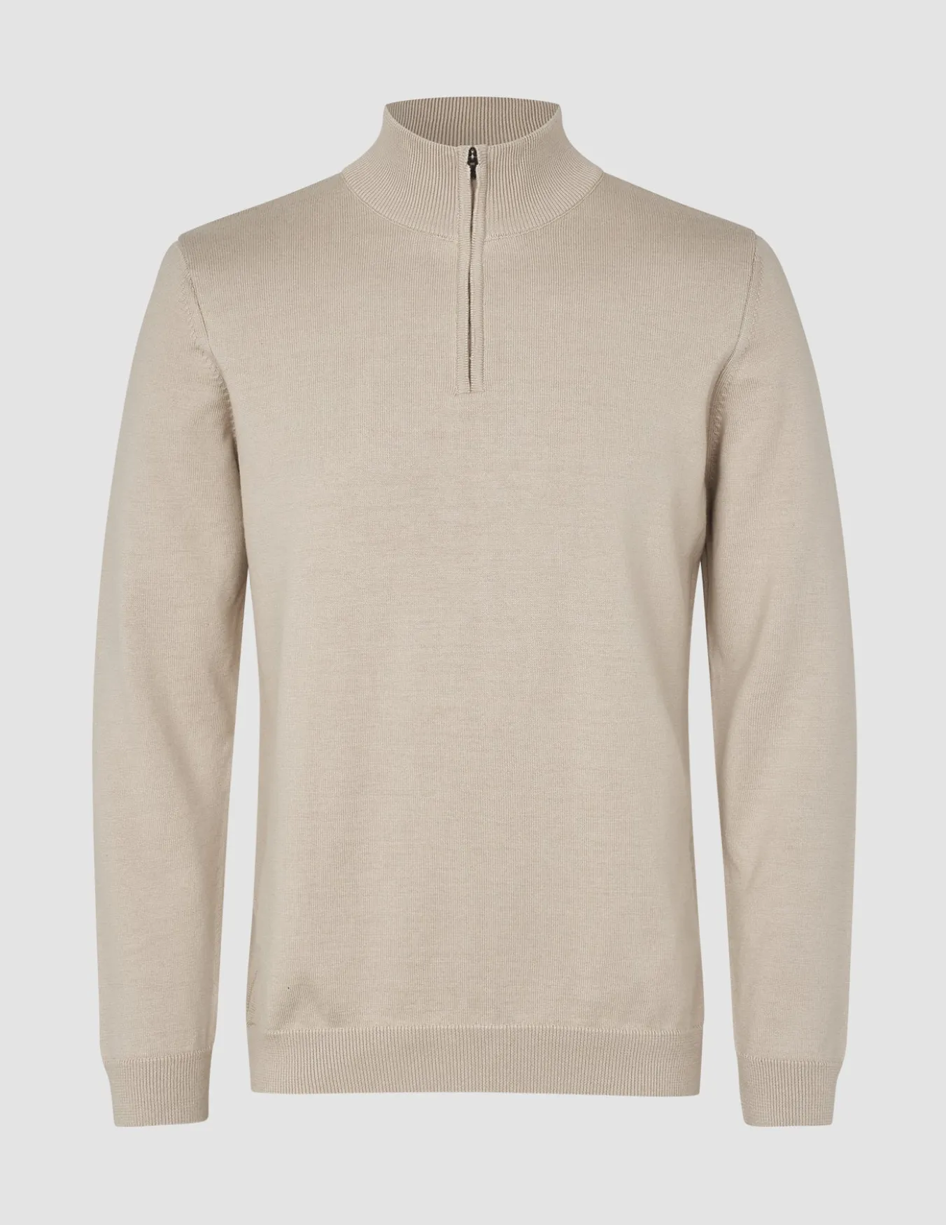 Everyday Knit Half Zip Birchwood