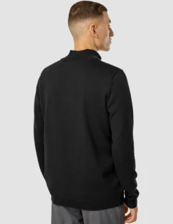 Everyday Knit Half Zip Black
