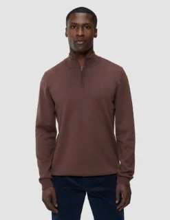 Everyday Knit Half Zip Espresso