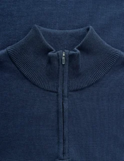 Everyday Knit Half Zip Navy