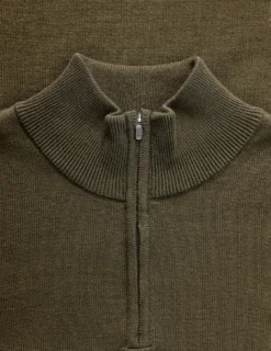 Everyday Knit Half-Zip Nightfall Green