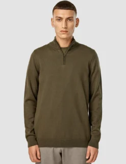 Everyday Knit Half-Zip Nightfall Green