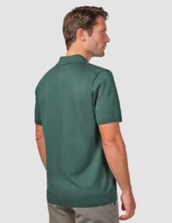 Everyday Knit Short Sleeve Polo Shadow Green