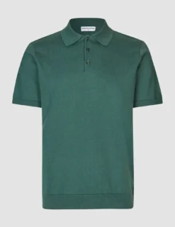 Everyday Knit Short Sleeve Polo Shadow Green
