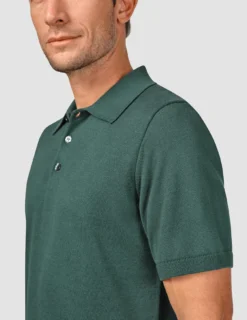 Everyday Knit Short Sleeve Polo Shadow Green