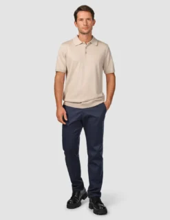 Everyday Knit Short Sleeve Polo Birchwood