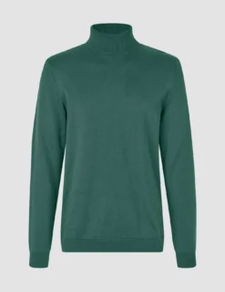 Everyday Knit Turtleneck Shadow Green