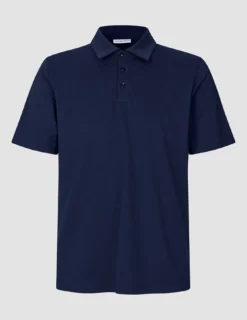 Evolve Pique Polo Navy