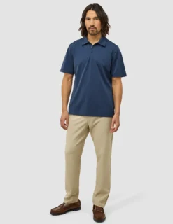 Evolve Pique Polo Navy