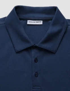 Evolve Pique Polo Navy