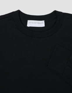 Fine Knit Crewneck Black