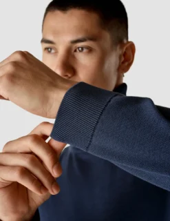 Fine Knit Turtleneck Navy