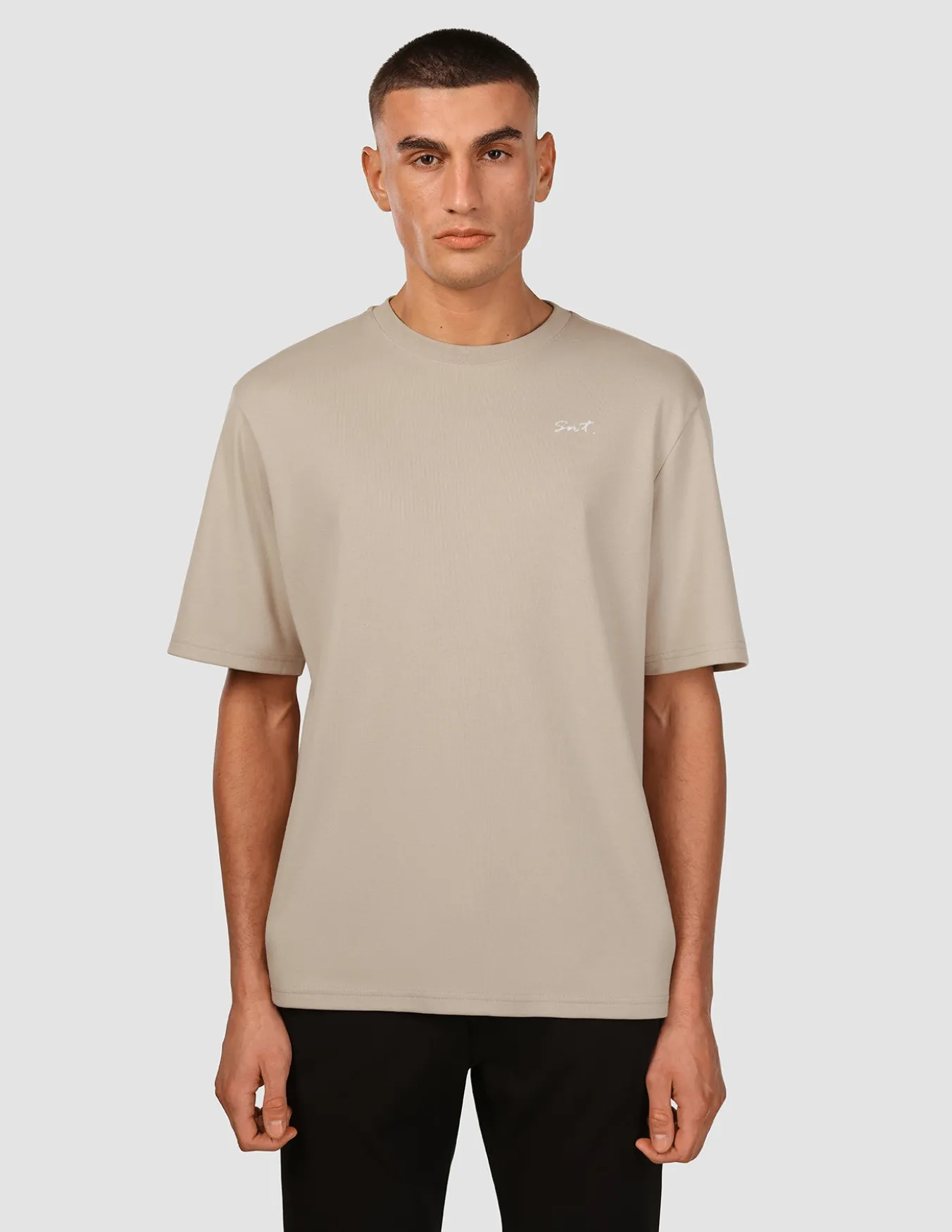 Heavy Box Fit T-shirt Legacy Stone Beige