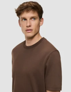Heavy Box Fit T-shirt Saddle Brown