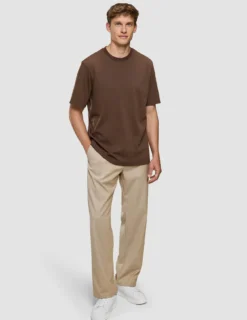 Heavy Box Fit T-shirt Saddle Brown