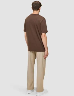 Heavy Box Fit T-shirt Saddle Brown