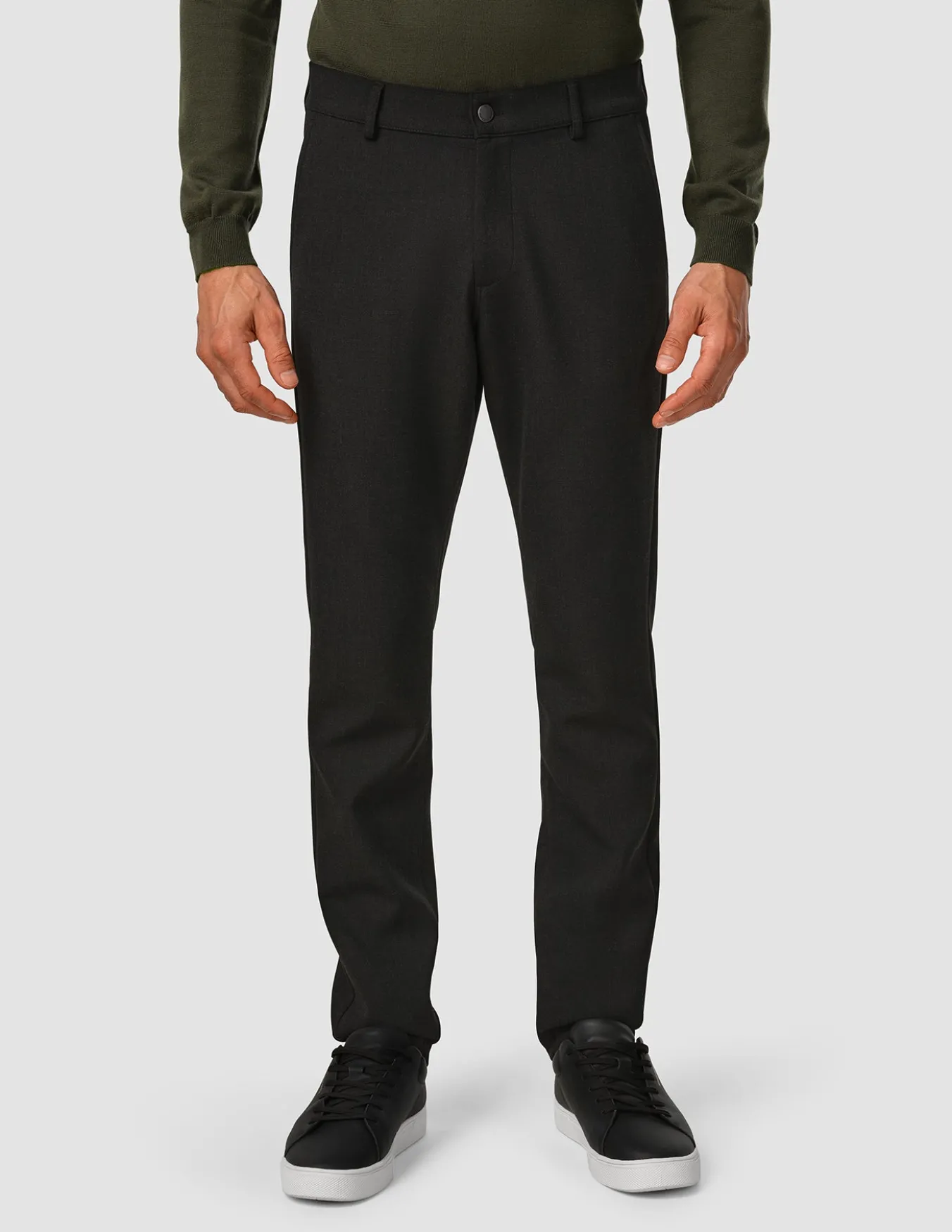 Heavy Edition Pants Slim Black Melange 2.0