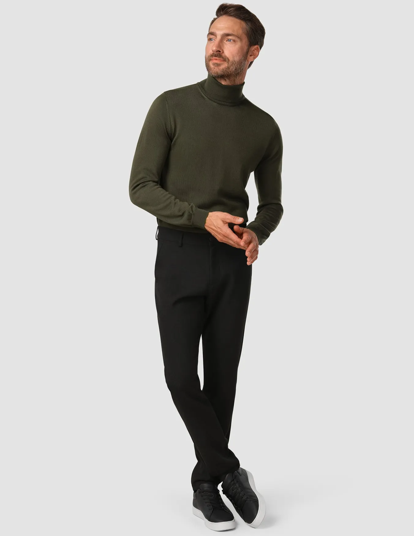 Heavy Edition Pants Slim Black Melange 2.0