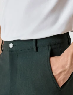 Heavy Edition Pants Slim Deep Green Melange 2.0