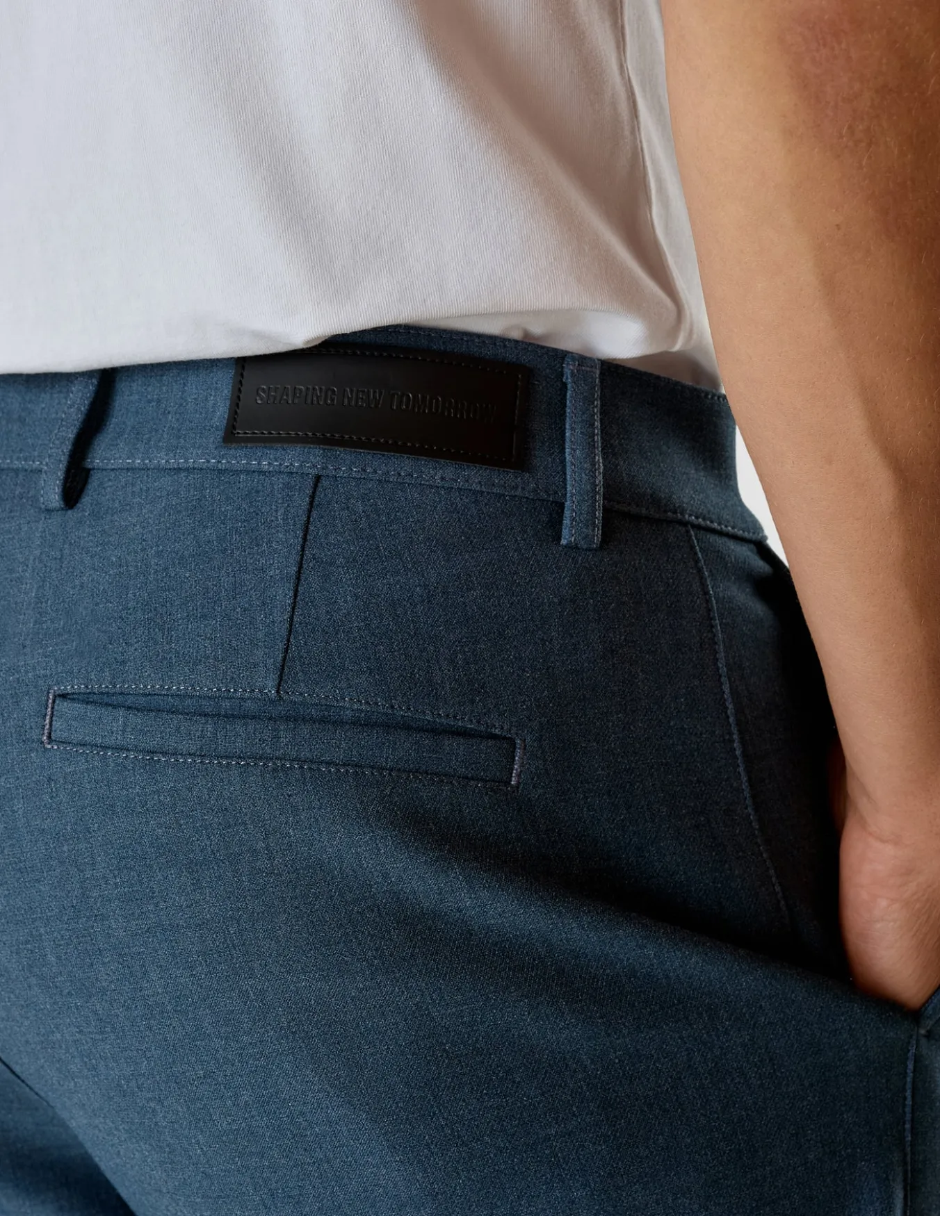 Heavy Edition Pants Slim Deep Blue Melange 2.0