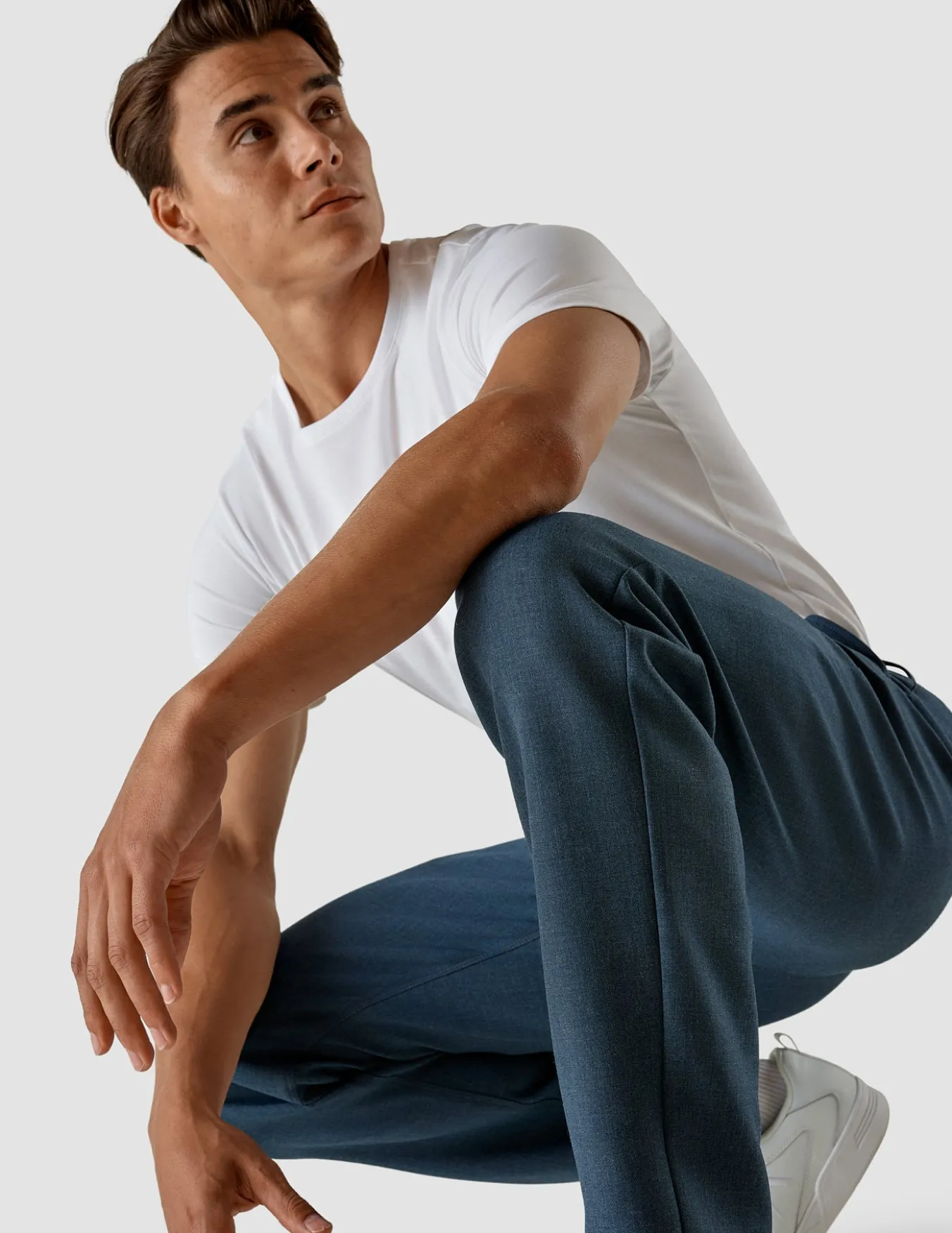 Heavy Edition Pants Slim Deep Blue Melange 2.0