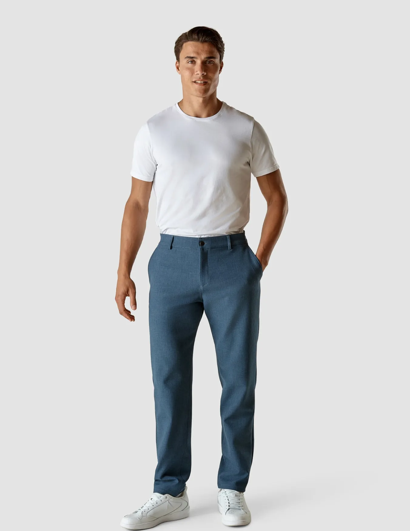 Heavy Edition Pants Slim Deep Blue Melange 2.0