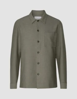 Heavy Edition Transitional Overshirt Remote Green Twill