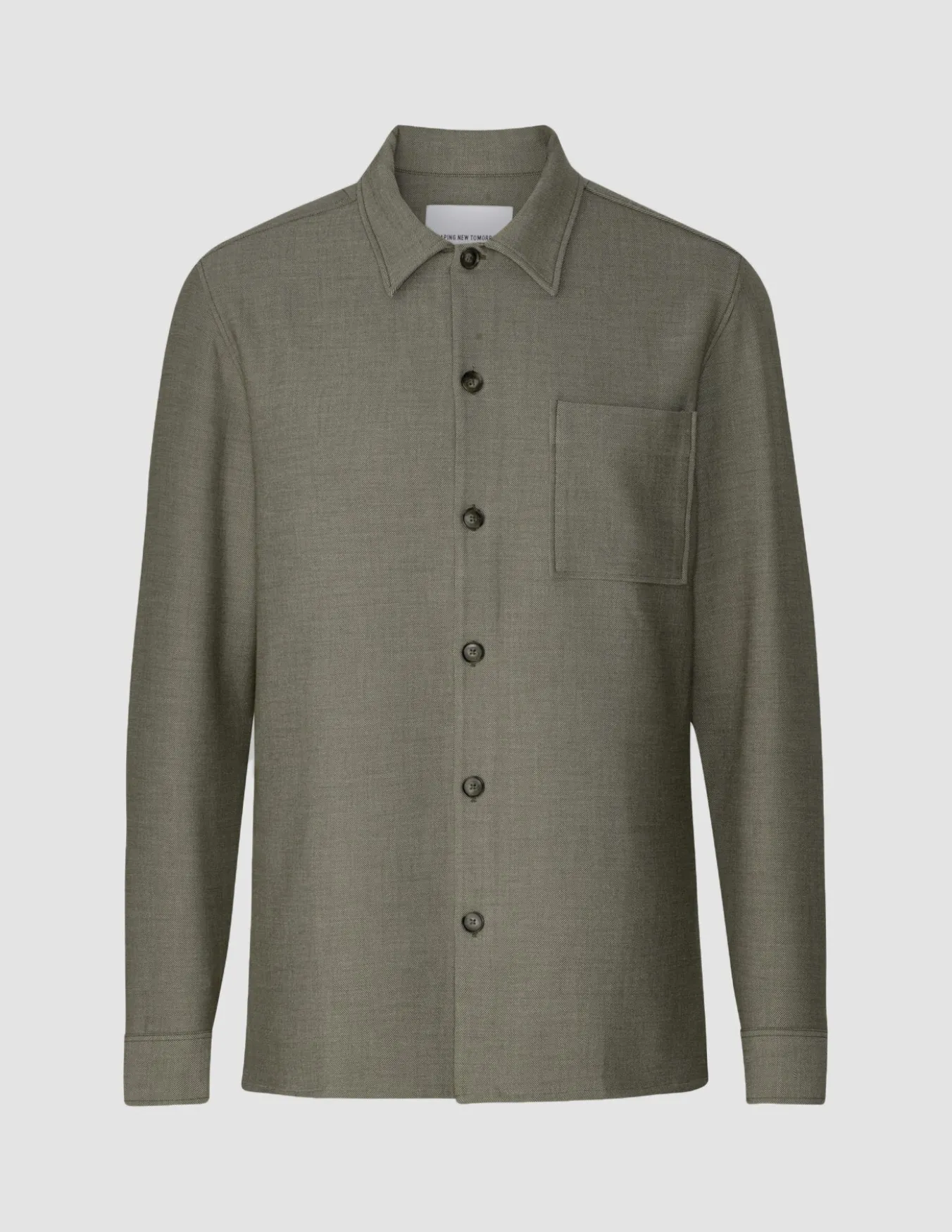 Heavy Edition Transitional Overshirt Remote Green Twill