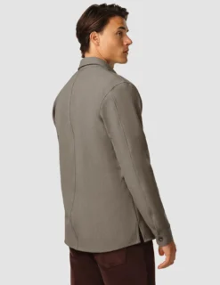 Heavy Edition Transitional Overshirt Khaki Melange
