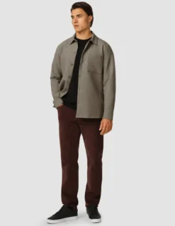 Heavy Edition Transitional Overshirt Khaki Melange