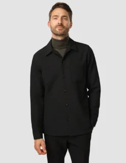 Heavy Edition Transitional Overshirt Black Melange
