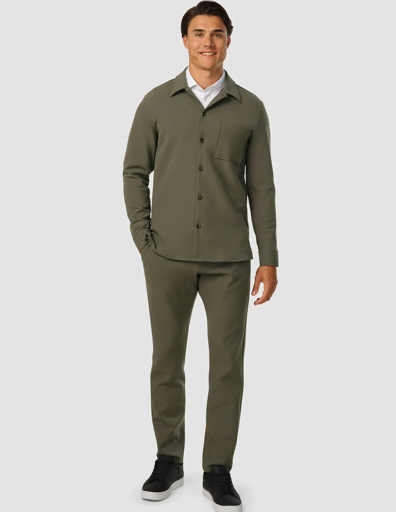 Heavy Edition Transitional Overshirt Nightfall Green