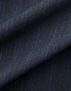 Heritage Overshirt Dark Navy Pinstripe