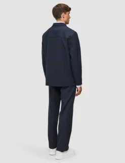 Heritage Overshirt Dark Navy Pinstripe