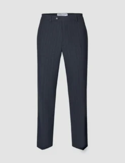Heritage Pants Relaxed Fit Dark Navy Pinstripe