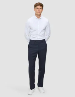 Heritage Pants Relaxed Fit Dark Navy Pinstripe