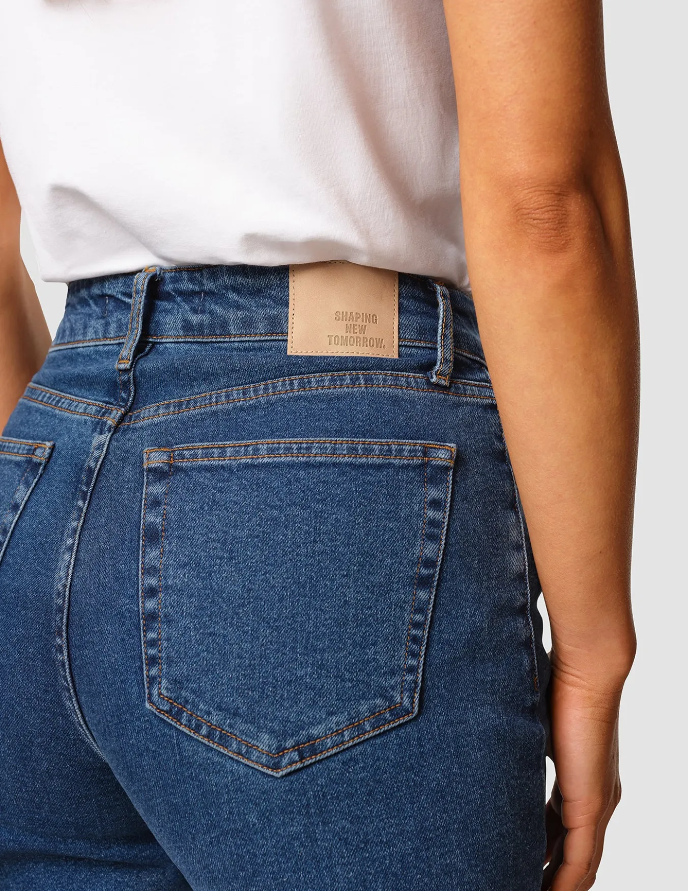 Jeans Straight Fit Medium Blue