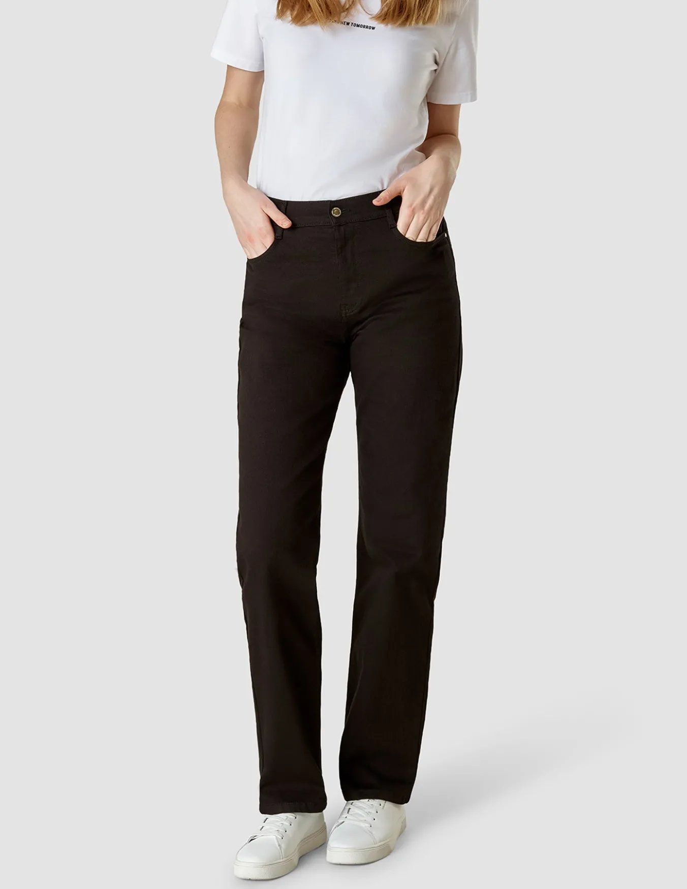 Jeans Straight Stay Black