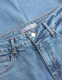Jeans Tapered Snow Blue Wash