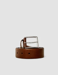 Leather Belt Dark Brown