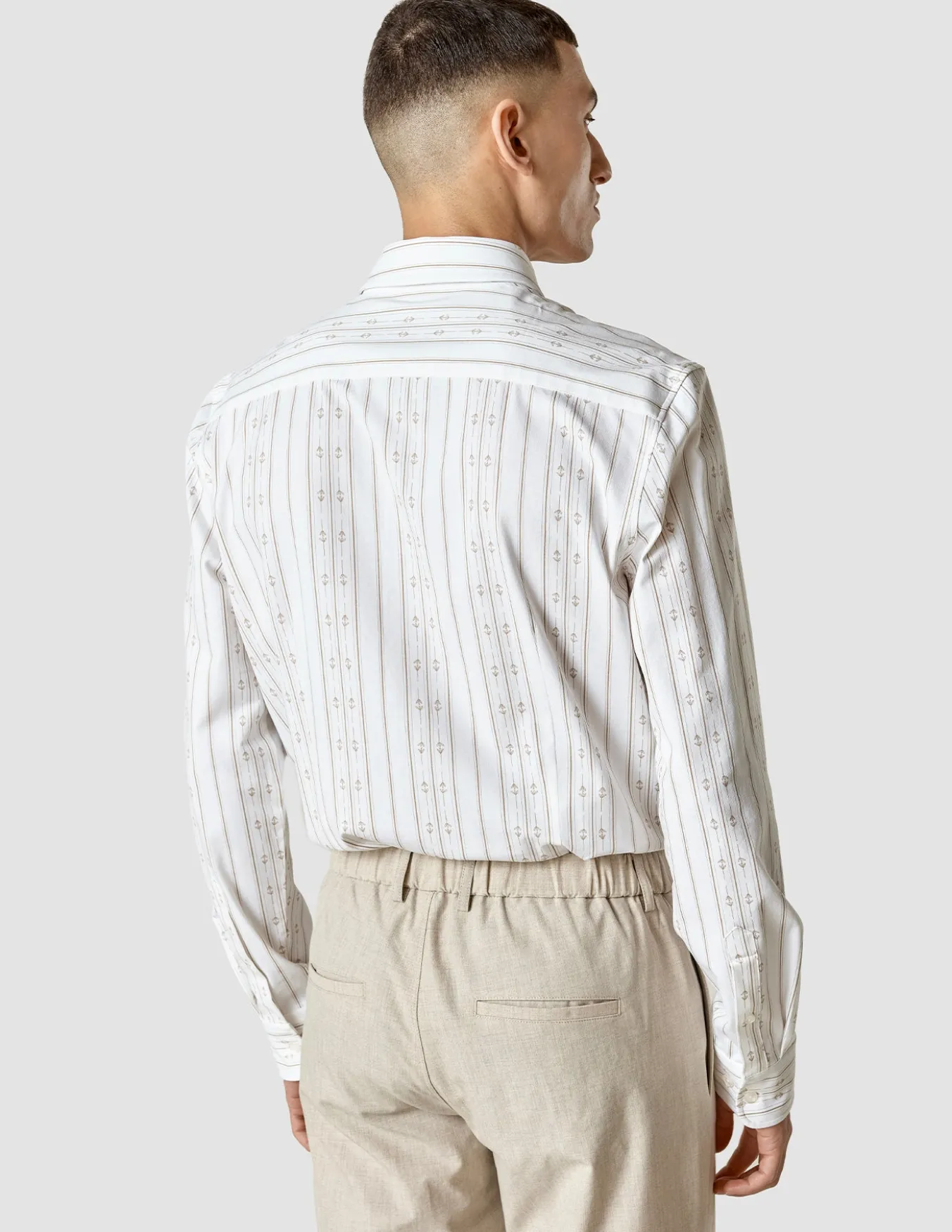 Lightweight Classic Shirt Earth Stripe Regular