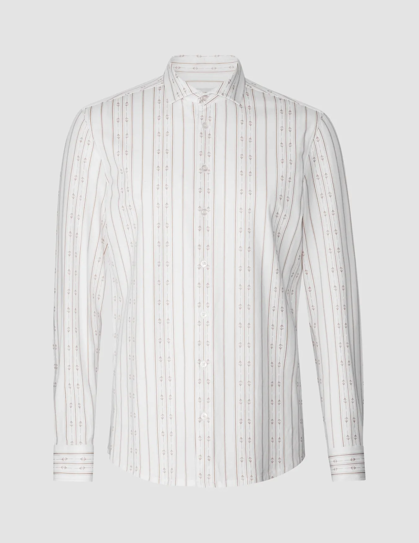 Lightweight Classic Shirt Earth Stripe Regular